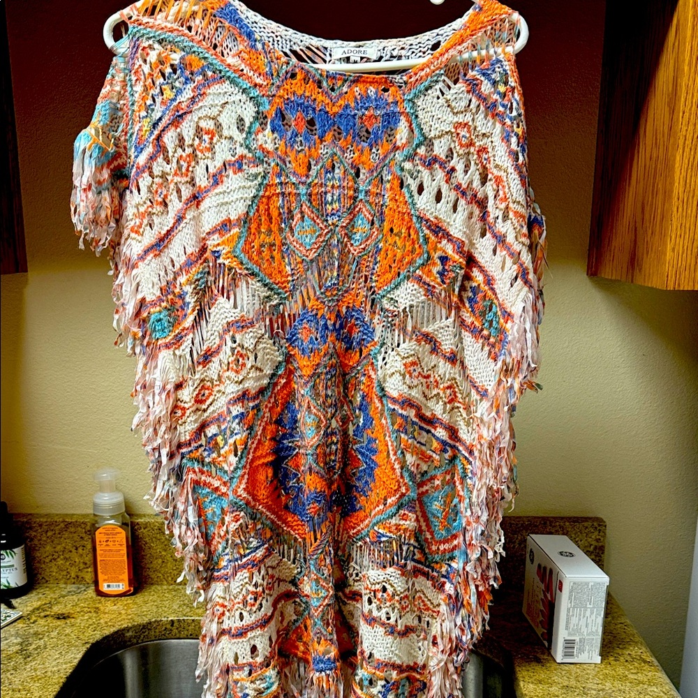 Adore Colorful Crochet Knitwear